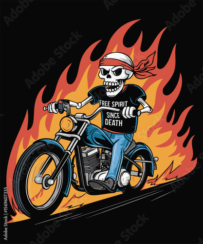 Bone to Be Wild Graphic Design