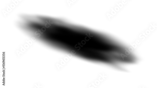 Black abstract shadow png overlay effect, transparent background