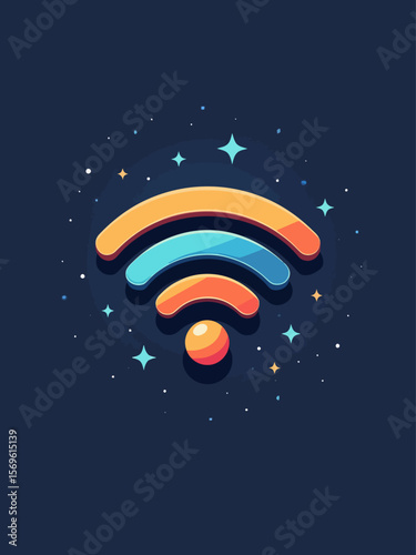 wi fi icon illustration 
