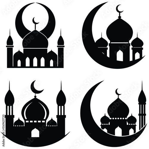 Mosque vecor illustartion