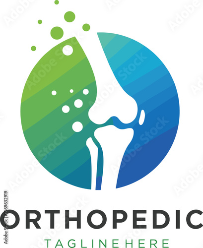 Orthopedic Logo Design Vector Template