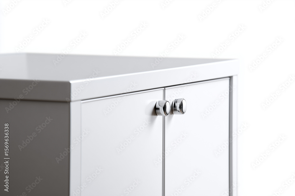 Selective focus document cabinet in office isolated on white background, Empty shelf on white background. Selective focus document cabinet in office isolated on white background, Empty shelf on white background.