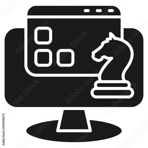 Strategy Product Glyph Icon
