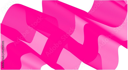 Wavy Blend Curved Pink Color Abstract Background Design Vector Illustration