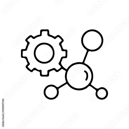 Gear. Vector