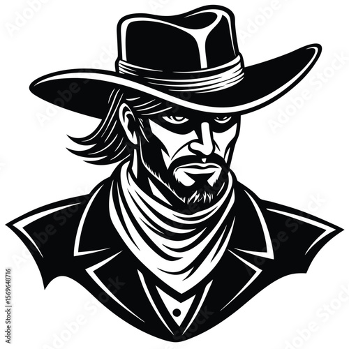 cowboy with hat man