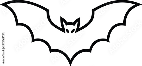 Batman logo vector black silhouette print design