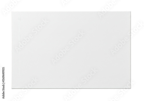 A blank white sheet of paper with a clean surface isolated on transparent background