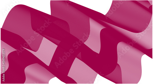 Wavy Blend Curved Maroon Color Abstract Background Design Vector Illustration