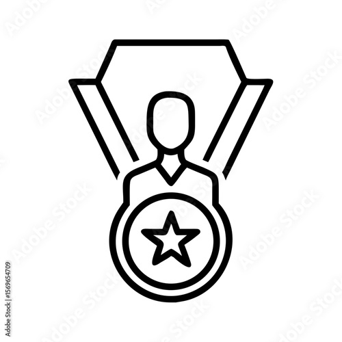 Gold Medal Avatar Frame Icon for Leaderboard Elite Tier Status
