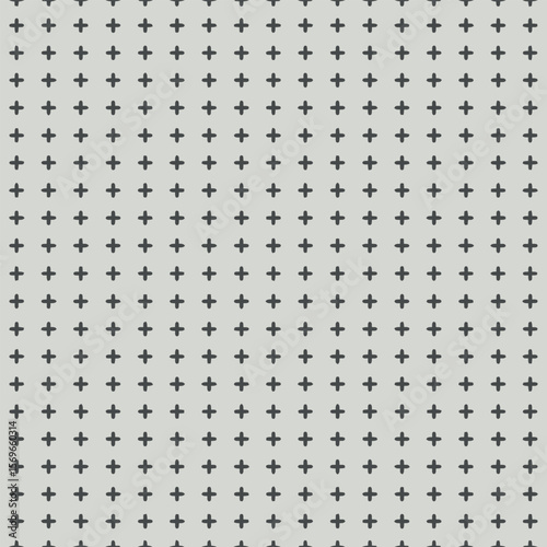Minimalist Seamless Pattern Design with Basic Geometric Shapes and Color Palette