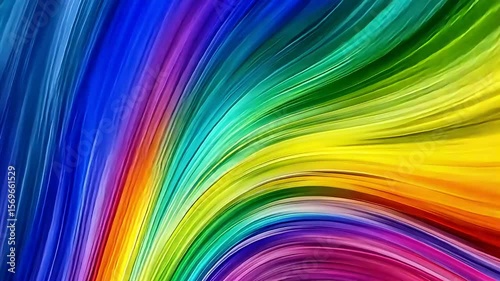 Colorful abstract wave patterns create a vibrant and dynamic background design.