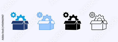 Product Development Icon Set Multiple Style Collection