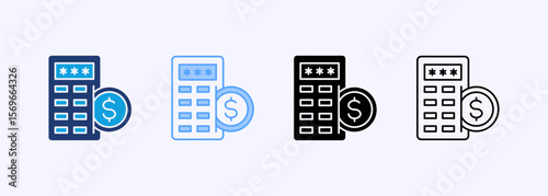 Budget Icon Set Multiple Style Collection