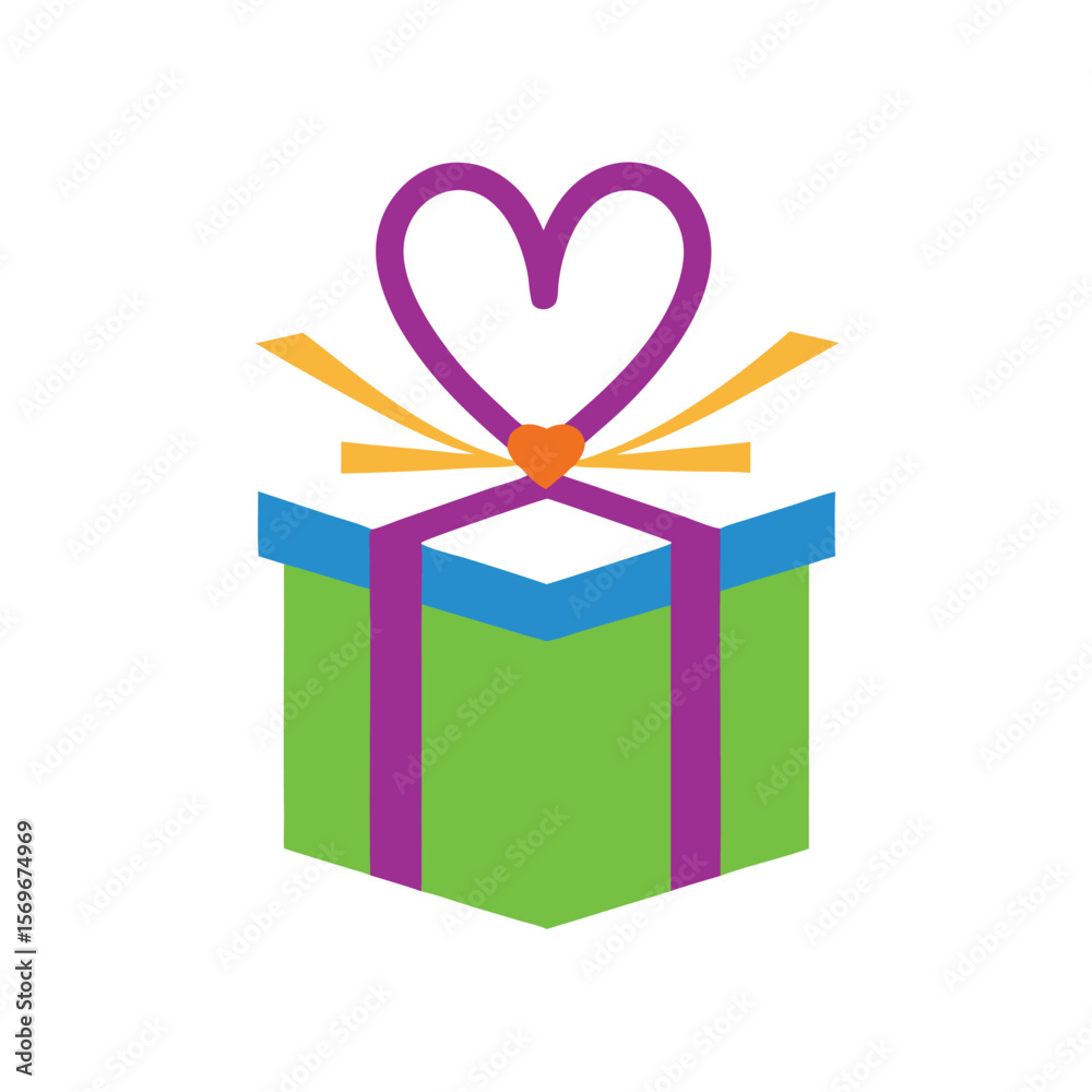 Obraz premium Charity Begins with Love Emblem