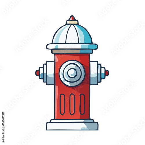 Fire Hydrant Icon Isolated on a Transparent Background 