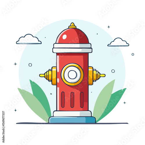 Fire Hydrant Icon Isolated ...