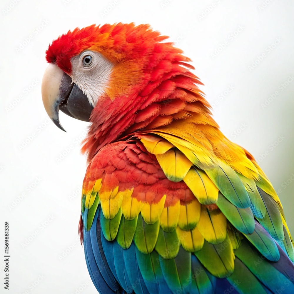Fototapeta premium blue and gold macaw