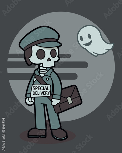 The Spooky Mailman's Ethereal Delivery of a Special Package