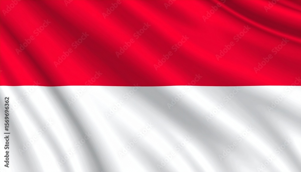 Obraz premium Indonesia Flag High-Resolution Image of the Indonesian National Flag