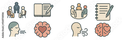 Discussion groups and reflective practices for emotional well-being in mental health settings