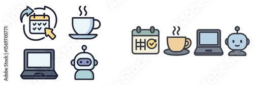 Digital tools for productivity and scheduling enhance remote work efficiency in modern environments