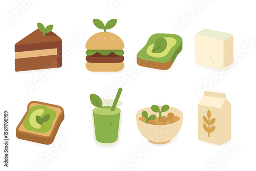 Delicious variety of healthy food items showcasing plant-based options and wholesome ingredients for a balanced diet