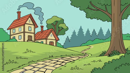 house in the forest
