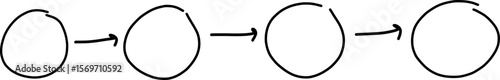circles with arrows