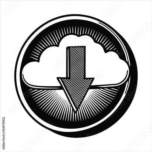 upload download icon , ai generator