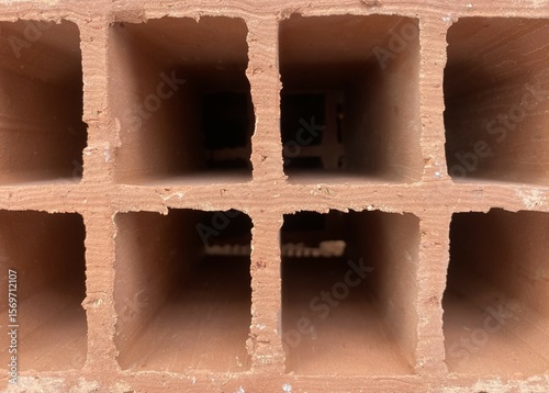Hollow brick detail