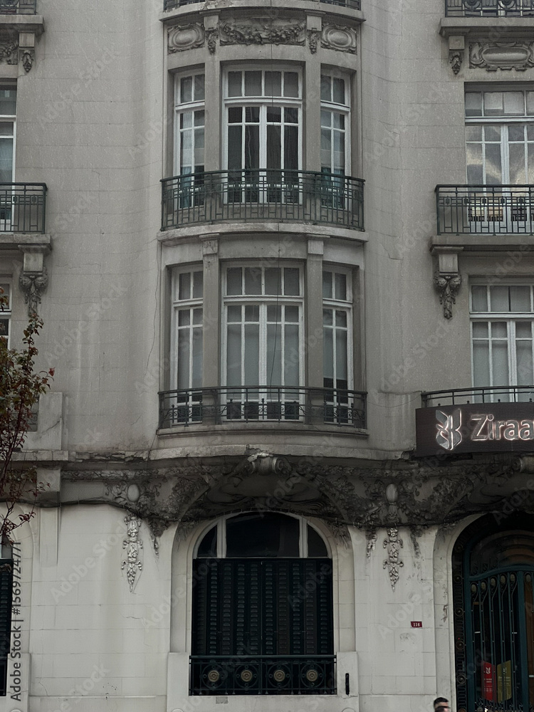 Obraz premium the facade of the building in İstanbul