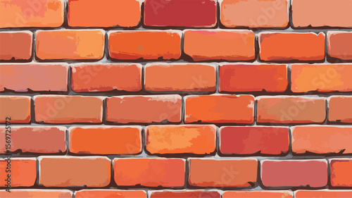 Modern Brick Wall Square & Rectangle Flat Simple Design Vector