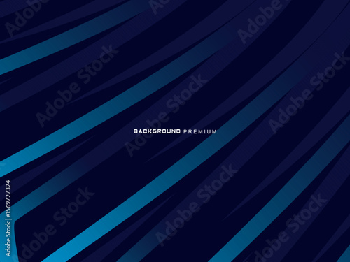 Premium background design with dark blue luxury motif. Vector horizontal template, for digital lux business banners, contemporary formal invitations, luxury vouchers, gift certificates, etc.