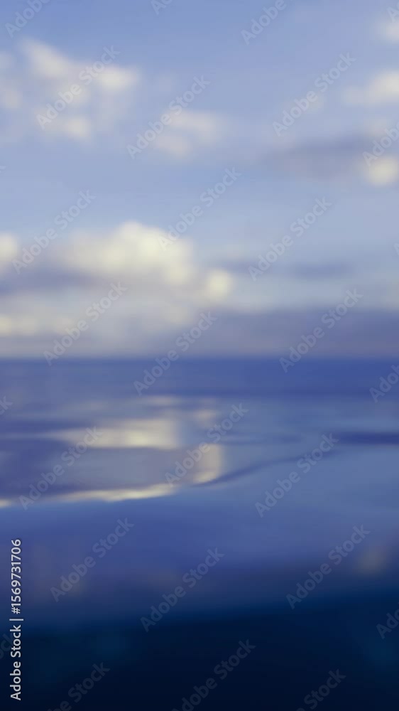 custom made wallpaper toronto digitalCalm ocean waters stretch to the horizon, under a bright blue sky adorned with a few fluffy clouds. It is a tranquil afternoon by the sea, inviting serenity and reflection.