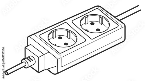 Buy power strip extension cord with multiple outlets surge protector for home and office electrical needs