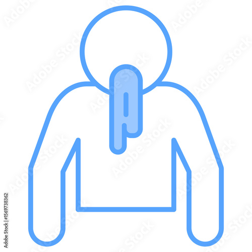 Vomiting Blue Icon