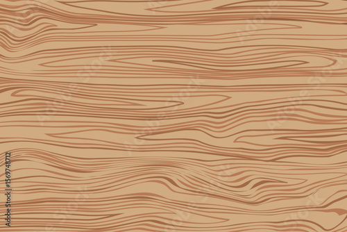 Graphic wood texture brown. Vector illustration