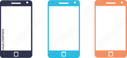 modern mobile phone frame design illustration vector sketch