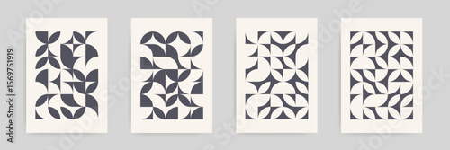 Abstract Geometric Shape Texture Set