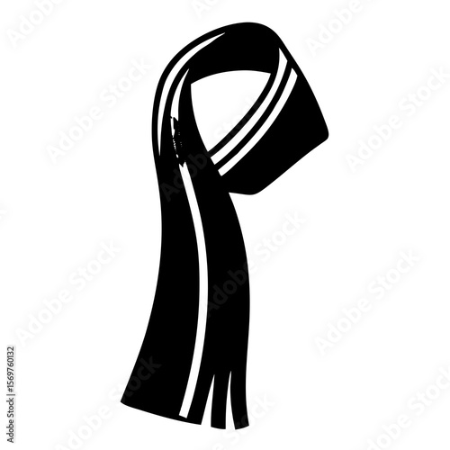 black leather belt