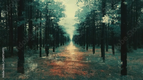 morning in the forest
