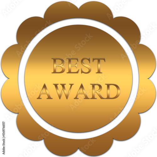 Gold Award Seal with 