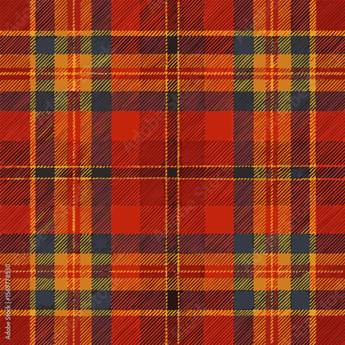 seamless tartan plaid background pattern with traditional colors. vector illustration.
