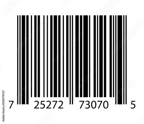 Barcode mockup made in china, product storage system. Code 39, Code 128, UPC-A, UPC-E. EAN-13, EAN-8. Interleaved 2 of 5, ISBN.