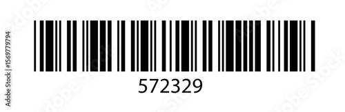 Barcode mockup made in china, product storage system. Code 39, Code 128, UPC-A, UPC-E. EAN-13, EAN-8. Interleaved 2 of 5, ISBN.
