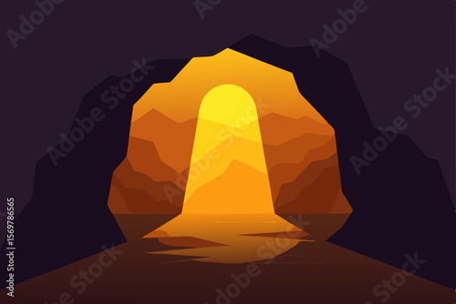 Sunset over the ancient Egyptian desert landscape featuring the Great Sphinx of Giza and pyramids