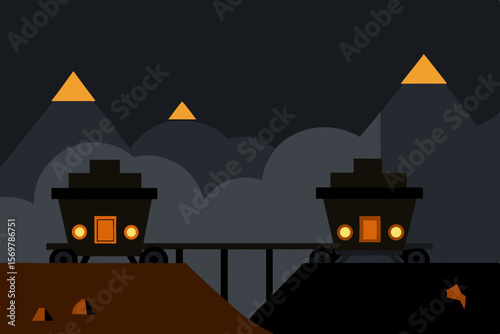 Spooky Halloween night with a haunted house, pumpkins, bats, and a dark castle silhouette under a full moon