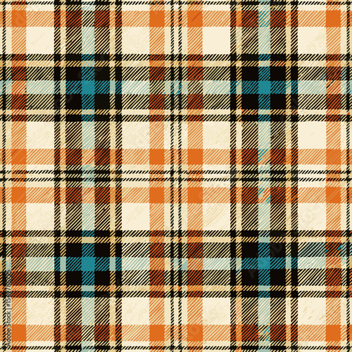 seamless tartan plaid background pattern with traditional colors. vector illustration.