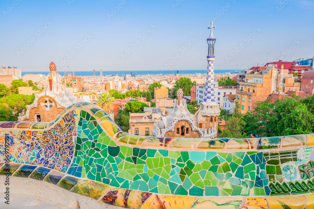 Obraz premium park Guell, Barcelona